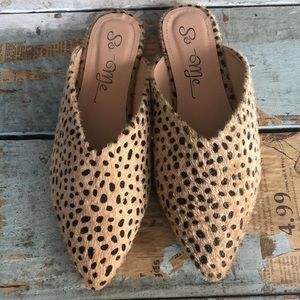 Leopard Print slip on shoes